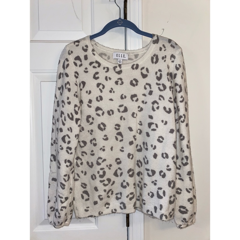 ELLE cheetah print sweater